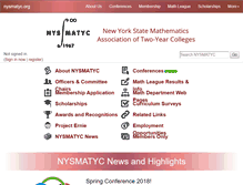Tablet Screenshot of nysmatyc.org